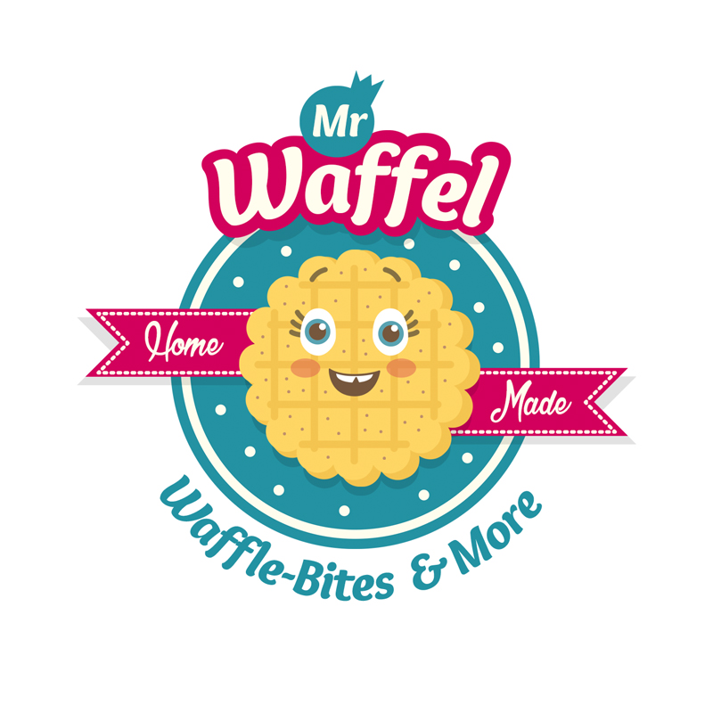 Logo, illustrativ
Waffelverkäufer